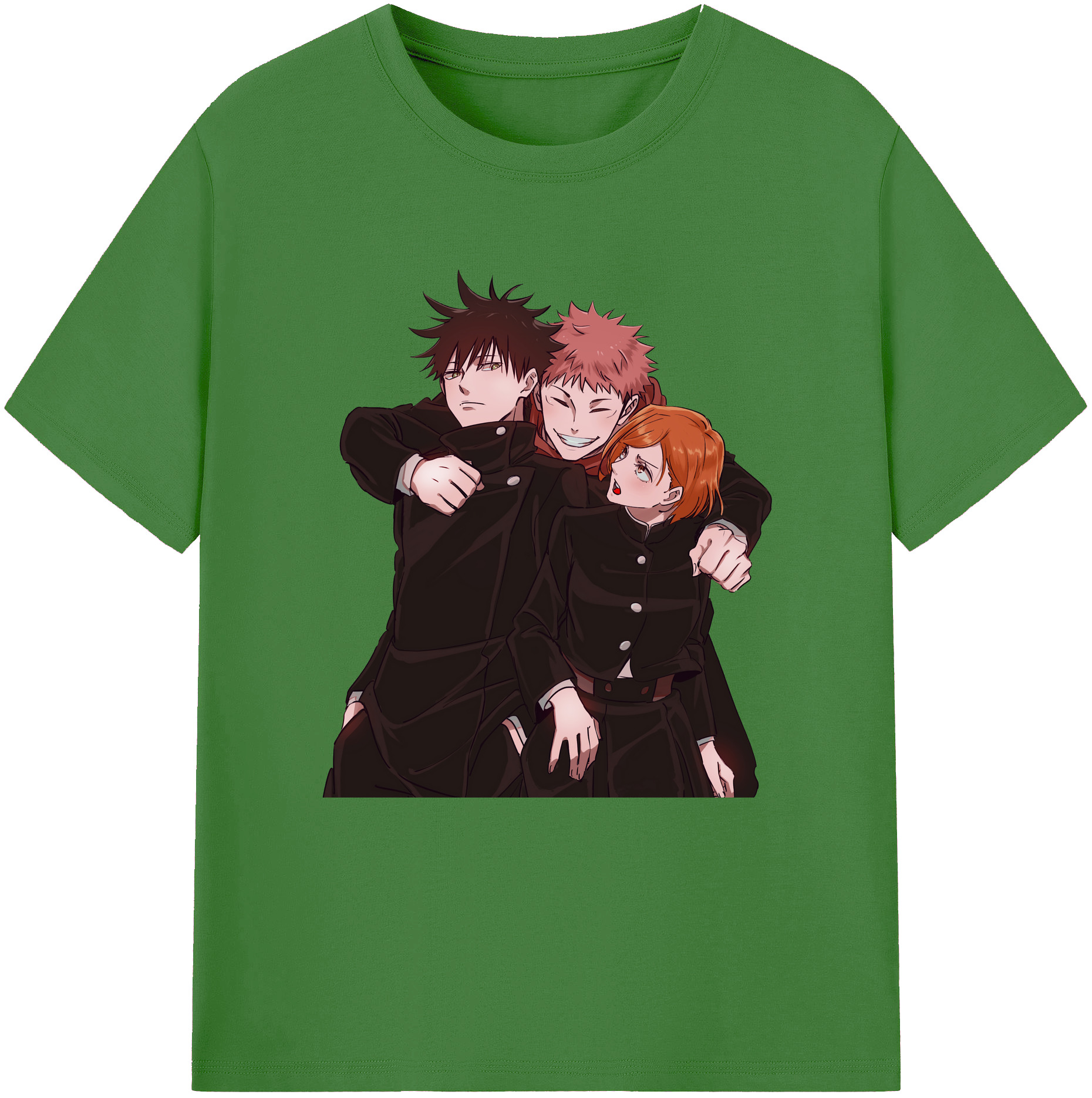 （画像用） 呪術廻戦 Jujutsu Kaisen レディースカジュアルプリントTシャツ（綿100％）